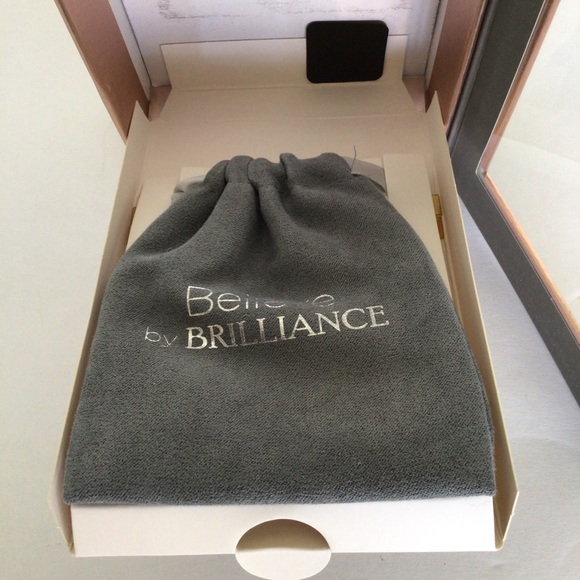 BELIEVE BY BRILLIANCE ROSE GOLD 14k GOLD FLASH PLATED CRYSTAL BRACELET N… - Picture 9 of 16